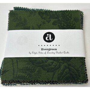 Andover Fabrics Evergreen 5"x5" Cotton Quilting Fabric Charm Pack 42 Pieces